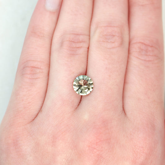 1.90 Carat Round Sunstone for Custom Work - Inventory Code RSS190 - Midwinter Co. Alternative Bridal Rings and Modern Fine Jewelry