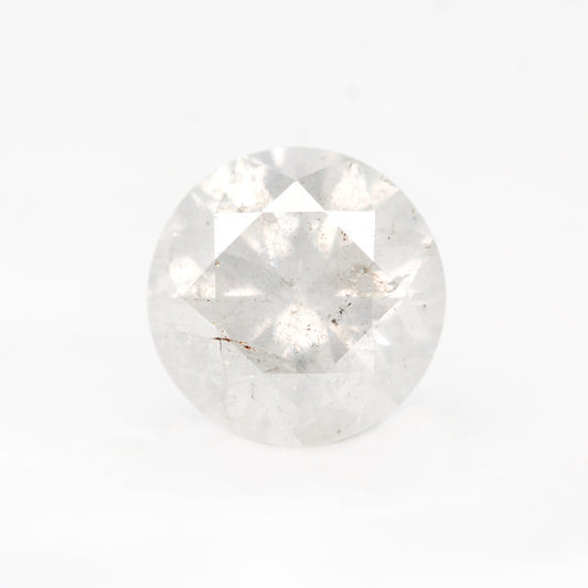 0.97 Carat Round White Salt and Pepper diamond for Custom Work - Inventory Code SCR097