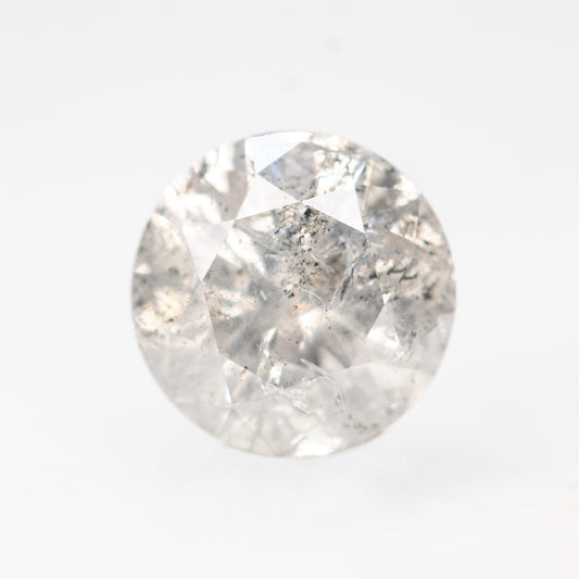 1.07 Carat Gray Salt and Pepper Round Diamond for Custom Work - Inventory Code SCR107 - Midwinter Co. Alternative Bridal Rings and Modern Fine Jewelry