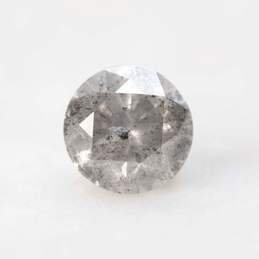 1.2 Carat Round Gray Salt and Pepper Diamond for Custom Work - Inventory Code SGR12 - Midwinter Co. Alternative Bridal Rings and Modern Fine Jewelry