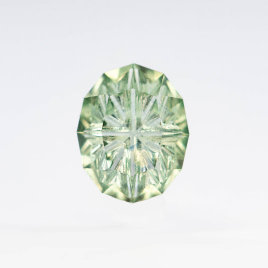 0.95 Carat Fantasy Cut Teal Green Montana Sapphire for Custom Work - Inventory Code TFCS095 - Midwinter Co. Alternative Bridal Rings and Modern Fine Jewelry