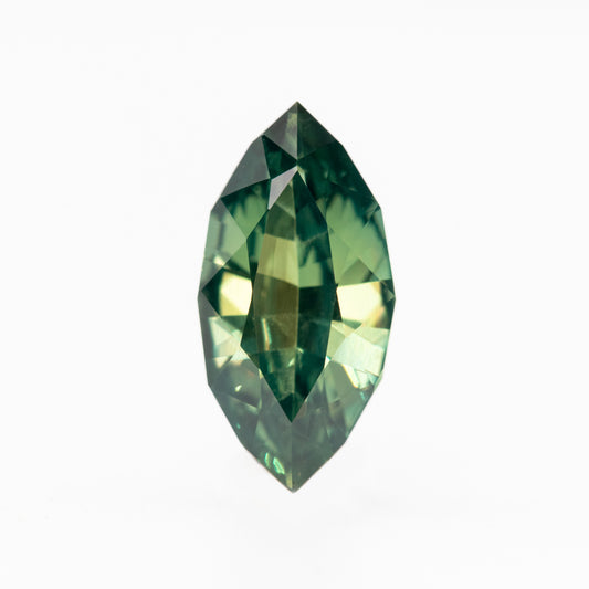 2.51 Carat Teal Green Marquise Sapphire for Custom Work - Inventory Code TGMS251 - Midwinter Co. Alternative Bridal Rings and Modern Fine Jewelry