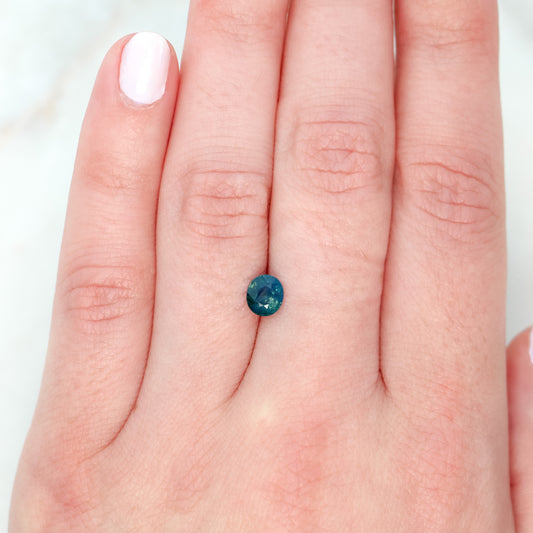 0.85 Carat Teal Oval Sapphire for Custom Work - Inventory Code TOS085 - Midwinter Co. Alternative Bridal Rings and Modern Fine Jewelry