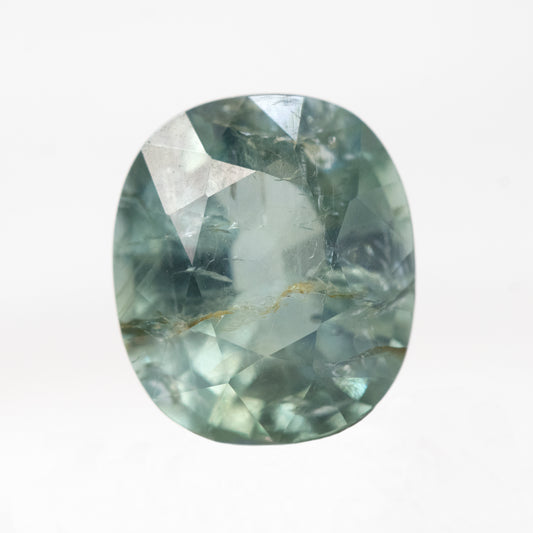 4.83 Carat Teal Oval Sapphire for Custom Work - Inventory Code TOS483 - Midwinter Co. Alternative Bridal Rings and Modern Fine Jewelry