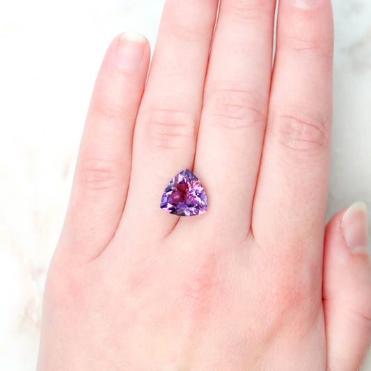 CAELEN (J) 4.81 Carat Trillion Cut Amethyst for Custom Work - Inventory Code TPA481 - Midwinter Co. Alternative Bridal Rings and Modern Fine Jewelry