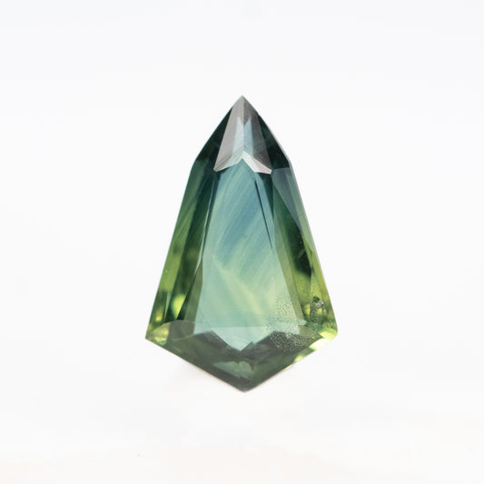 0.79 Carat Teal Shield Sapphire for Custom Work - Inventory Code TSS079 - Midwinter Co. Alternative Bridal Rings and Modern Fine Jewelry