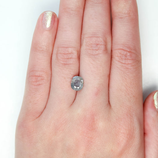 2.34 Carat Warm Gray Oval Sapphire for Custom Work - Inventory Code WGOS234 - Midwinter Co. Alternative Bridal Rings and Modern Fine Jewelry