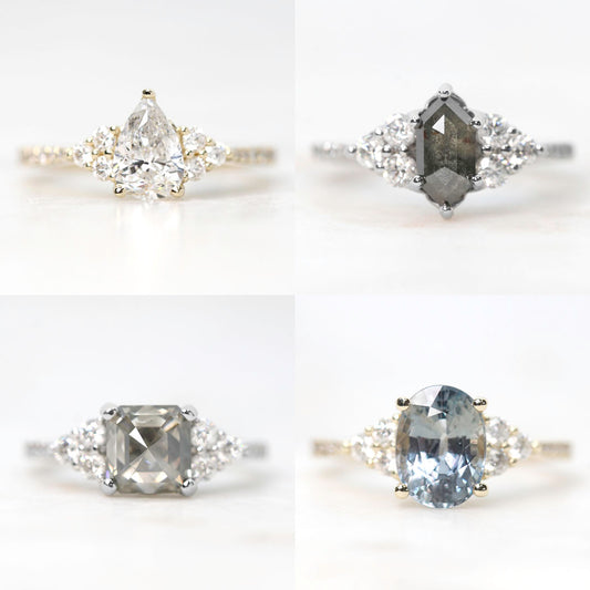 Alexandra Setting - Midwinter Co. Alternative Bridal Rings and Modern Fine Jewelry