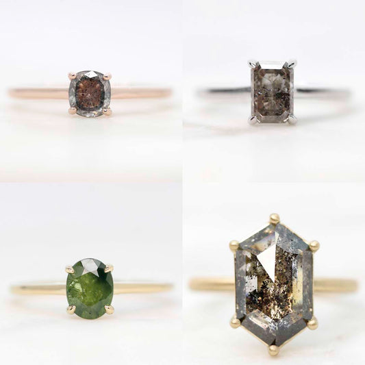 Elle Setting - Midwinter Co. Alternative Bridal Rings and Modern Fine Jewelry