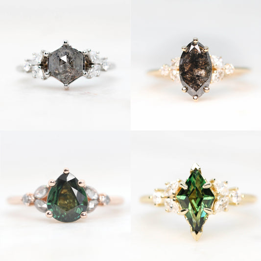 Andia Setting - Midwinter Co. Alternative Bridal Rings and Modern Fine Jewelry
