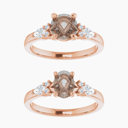 Jenna Setting - Midwinter Co. Alternative Bridal Rings and Modern Fine Jewelry