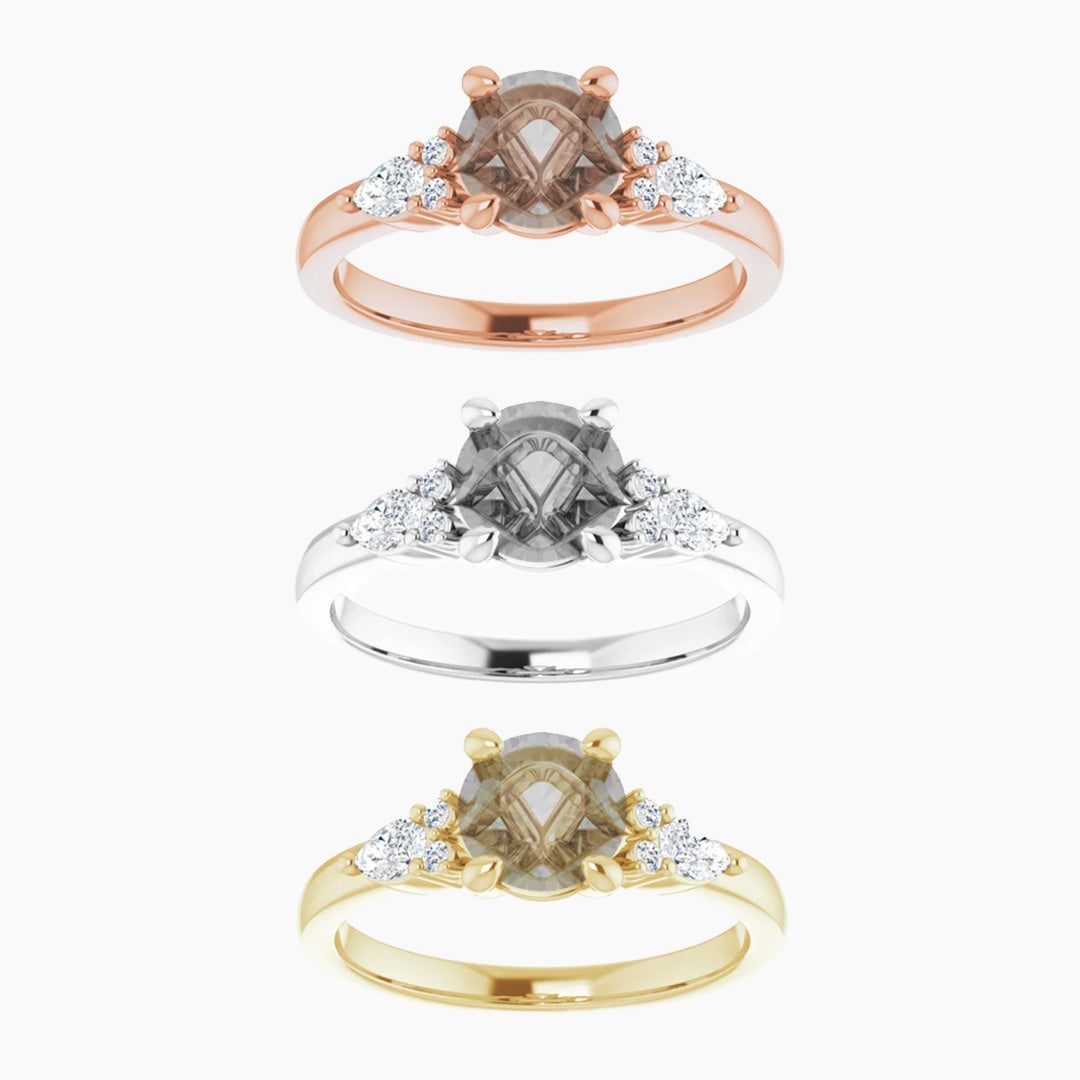 Jenna Setting - Midwinter Co. Alternative Bridal Rings and Modern Fine Jewelry