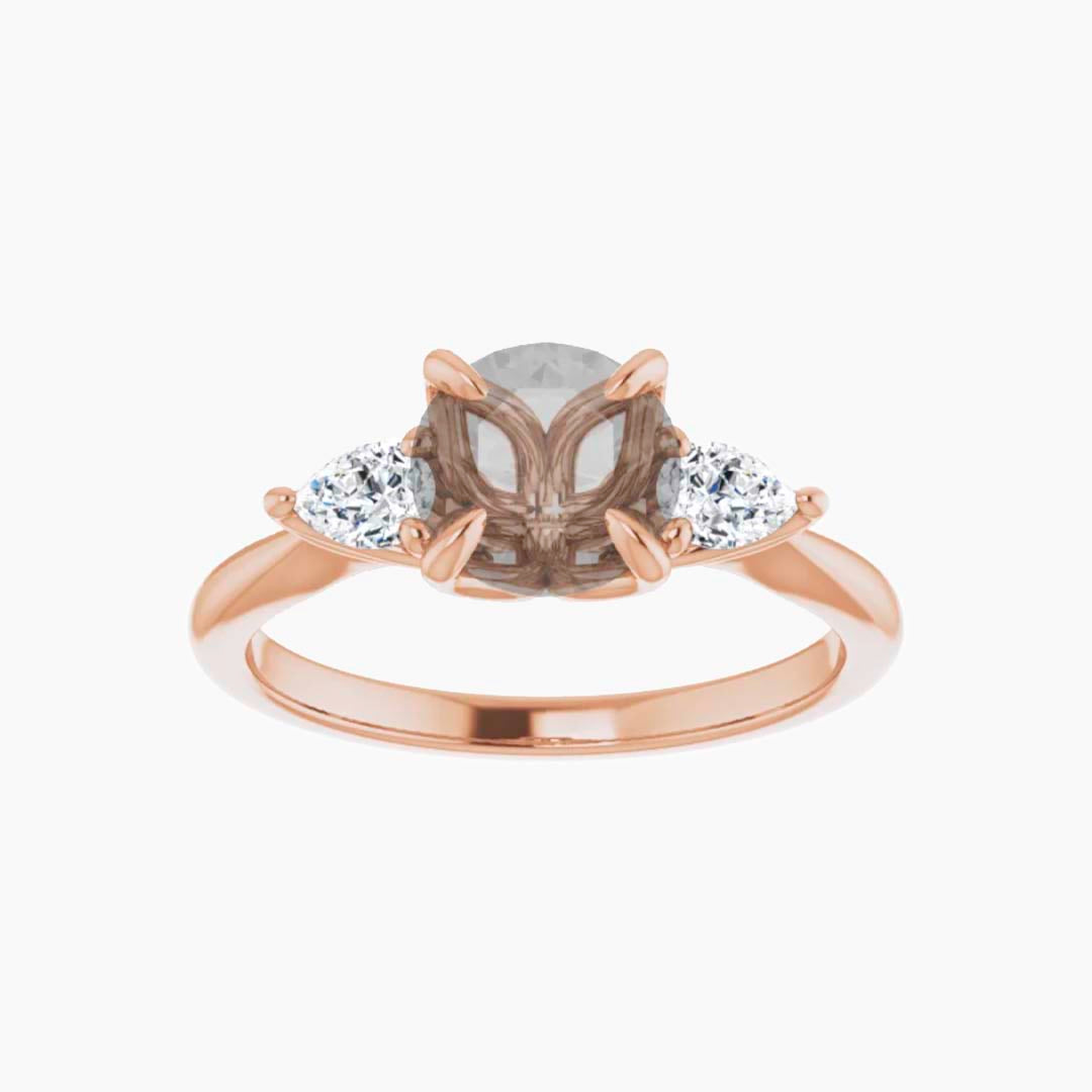 Oleander Setting - Midwinter Co. Alternative Bridal Rings and Modern Fine Jewelry