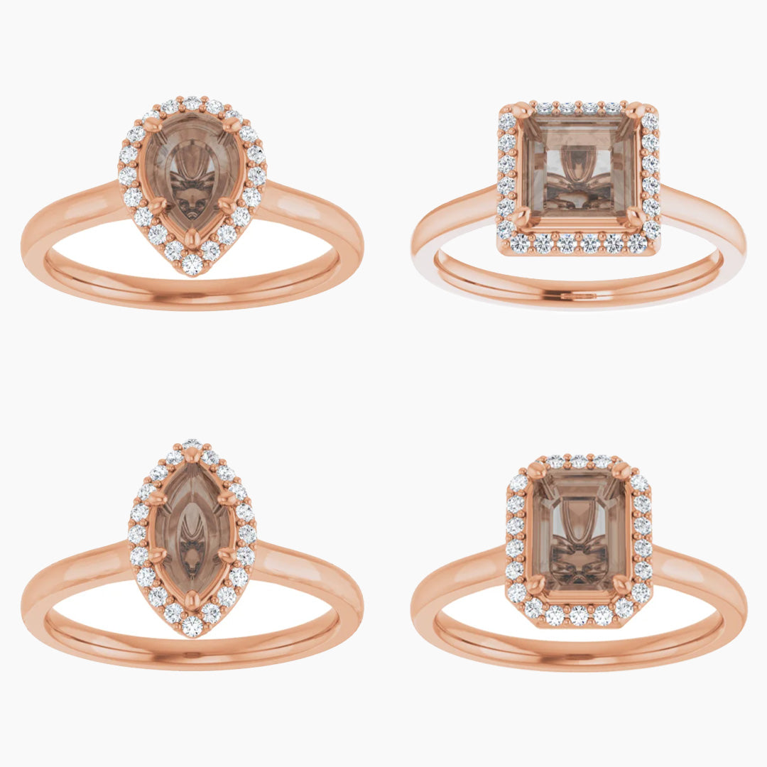 Coryn Setting - Midwinter Co. Alternative Bridal Rings and Modern Fine Jewelry