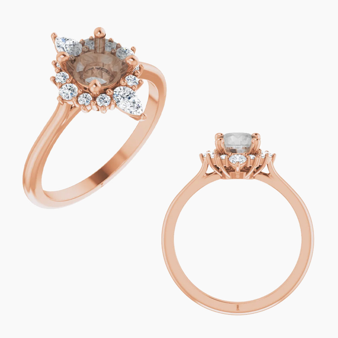 Noelle Setting - Midwinter Co. Alternative Bridal Rings and Modern Fine Jewelry