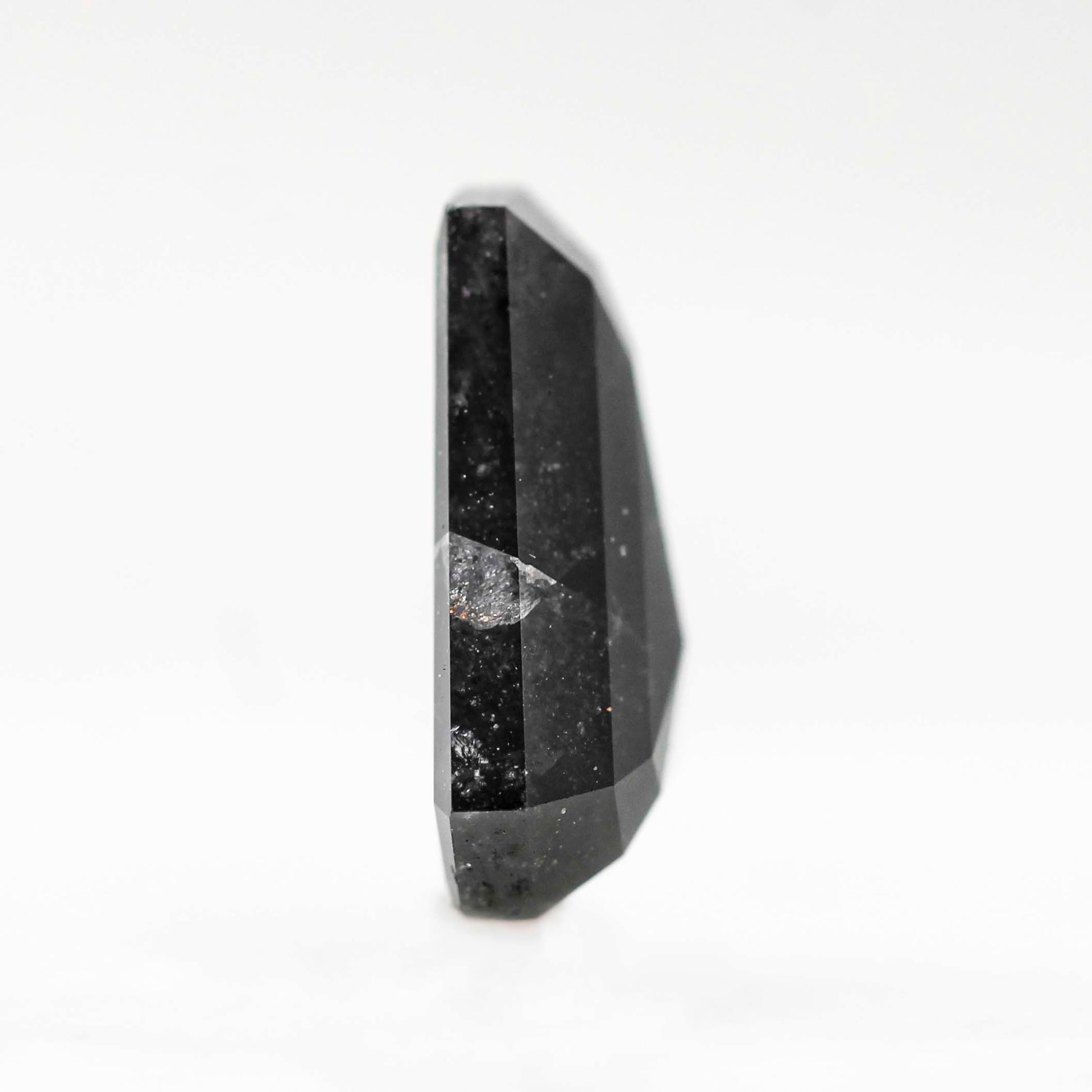 1.50 Carat Black Celestial Elongated Trapezoid Diamond for Custom Work - Inventory Code BCT150 - Midwinter Co. Alternative Bridal Rings and Modern Fine Jewelry