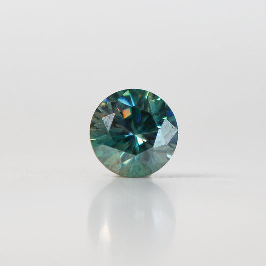 .70 carat - Black & Teal Moissanite - Inventory Code MO70 - Midwinter Co. Alternative Bridal Rings and Modern Fine Jewelry