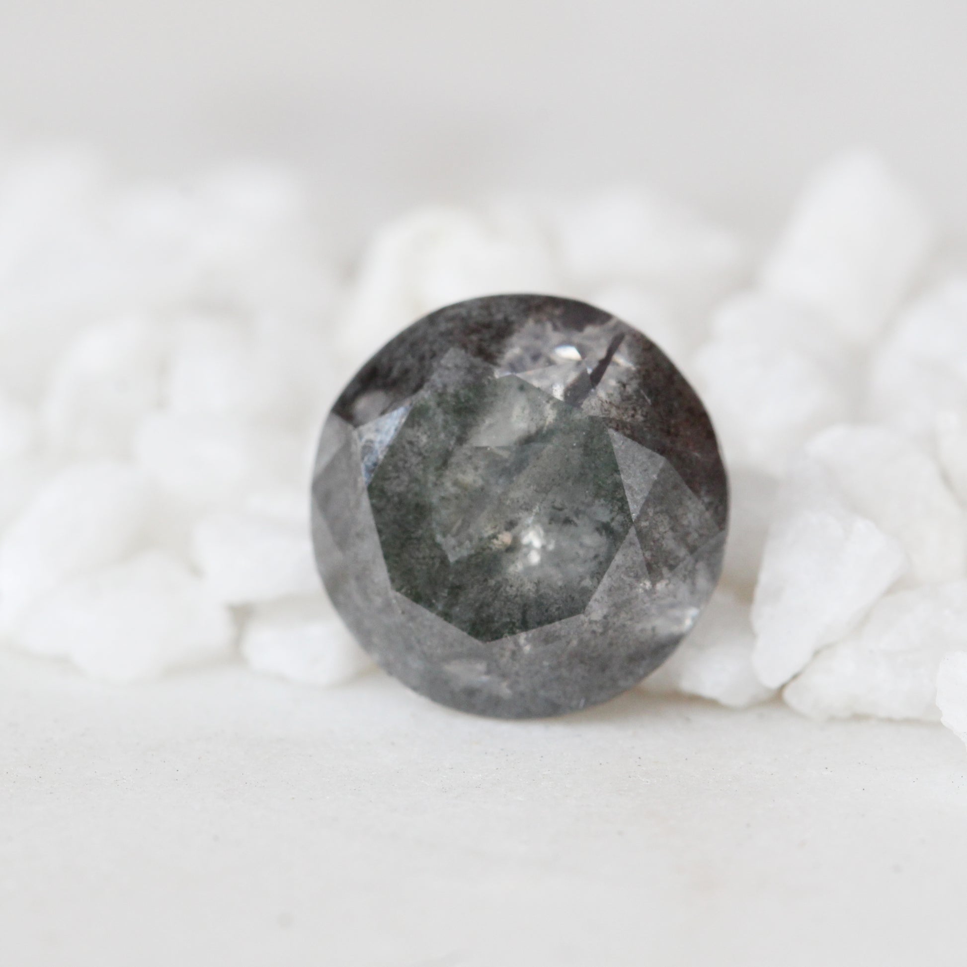 5.22 Carat Round Dark Celestial Diamond for Custom Work - Inventory Code RDCD522 - Midwinter Co. Alternative Bridal Rings and Modern Fine Jewelry