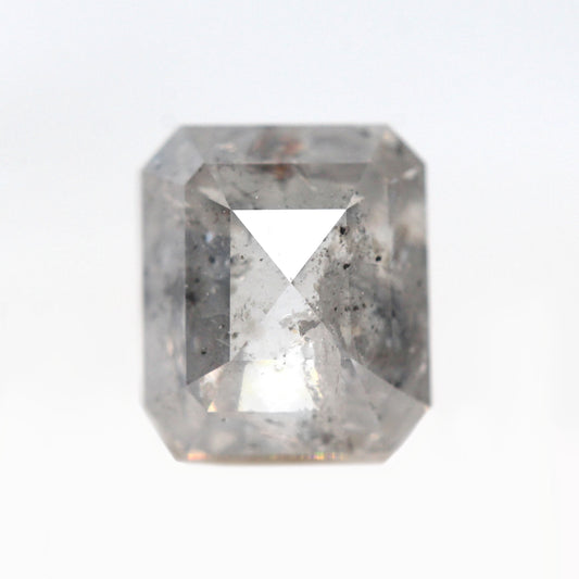 1.45 Carat Emerald Cut Stormy Gray Celestial Diamond for Custom Work - Inventory Code SGE145 - Midwinter Co. Alternative Bridal Rings and Modern Fine Jewelry