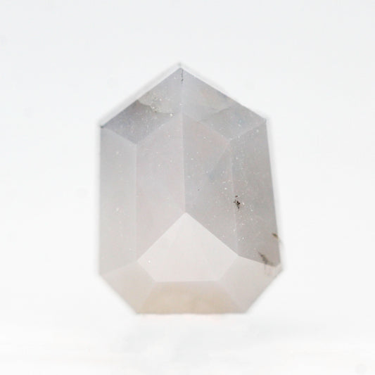 1.45 Carat Misty Gray Shield Diamond for Custom Work - Inventory Code MGS145 - Midwinter Co. Alternative Bridal Rings and Modern Fine Jewelry