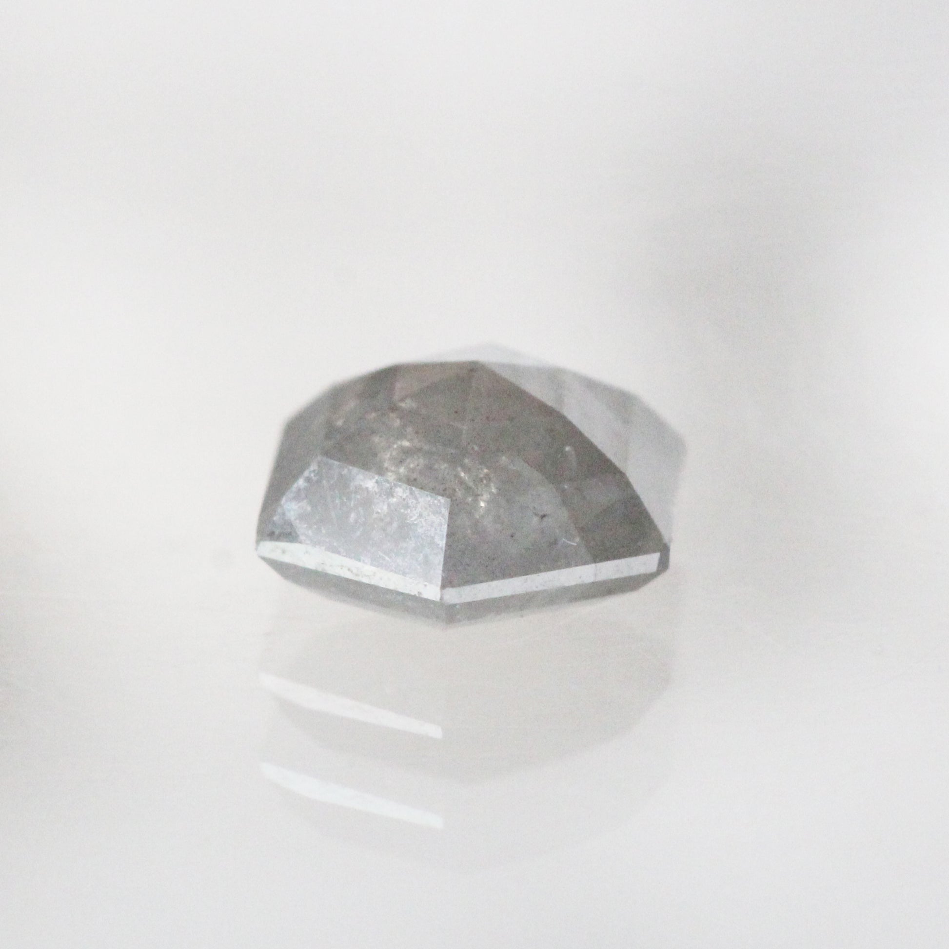 1.28 Carat Gray Hexagon Diamond for Custom Work - Inventory Code GHD128 - Midwinter Co. Alternative Bridal Rings and Modern Fine Jewelry