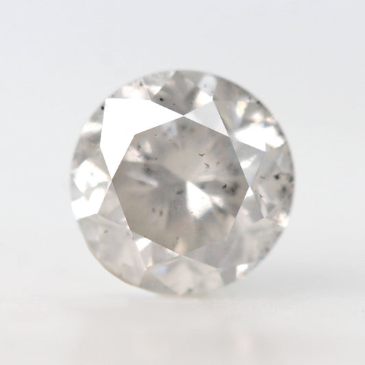 0.99 Carat Round Clear Gray Celestial Diamond for Custom Work - Inventory Code SCR099 - Midwinter Co. Alternative Bridal Rings and Modern Fine Jewelry