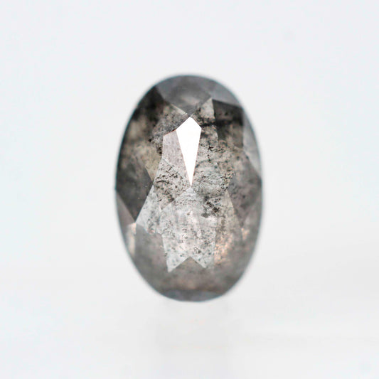 0.72 Carat Dark Gray Celestial Oval Diamond for Custom Work - Inventory Code DSO072 - Midwinter Co. Alternative Bridal Rings and Modern Fine Jewelry
