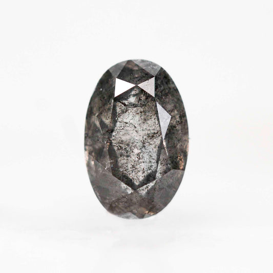 0.72 Carat Dark Gray Celestial Oval Diamond for Custom Work - Inventory Code DSO072 - Midwinter Co. Alternative Bridal Rings and Modern Fine Jewelry