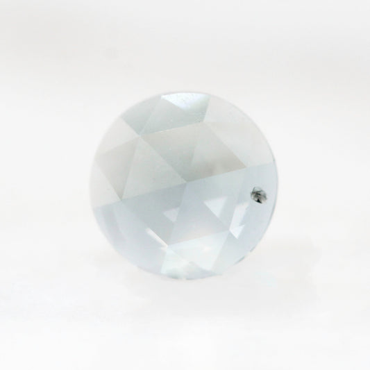 0.90 Carat Clear Blue Round Montana Sapphire for Custom Work - Inventory Code CBRS090 - Midwinter Co. Alternative Bridal Rings and Modern Fine Jewelry