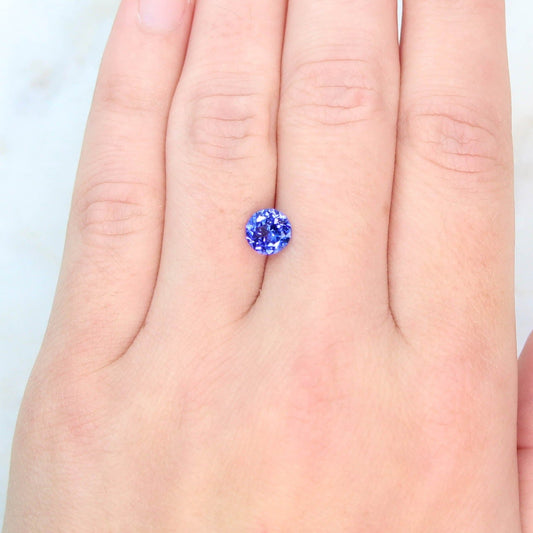 CAELEN (J) 1.08 Carat Blue Round Tanzanite for Custom Work - Inventory Code BRT108 - Midwinter Co. Alternative Bridal Rings and Modern Fine Jewelry