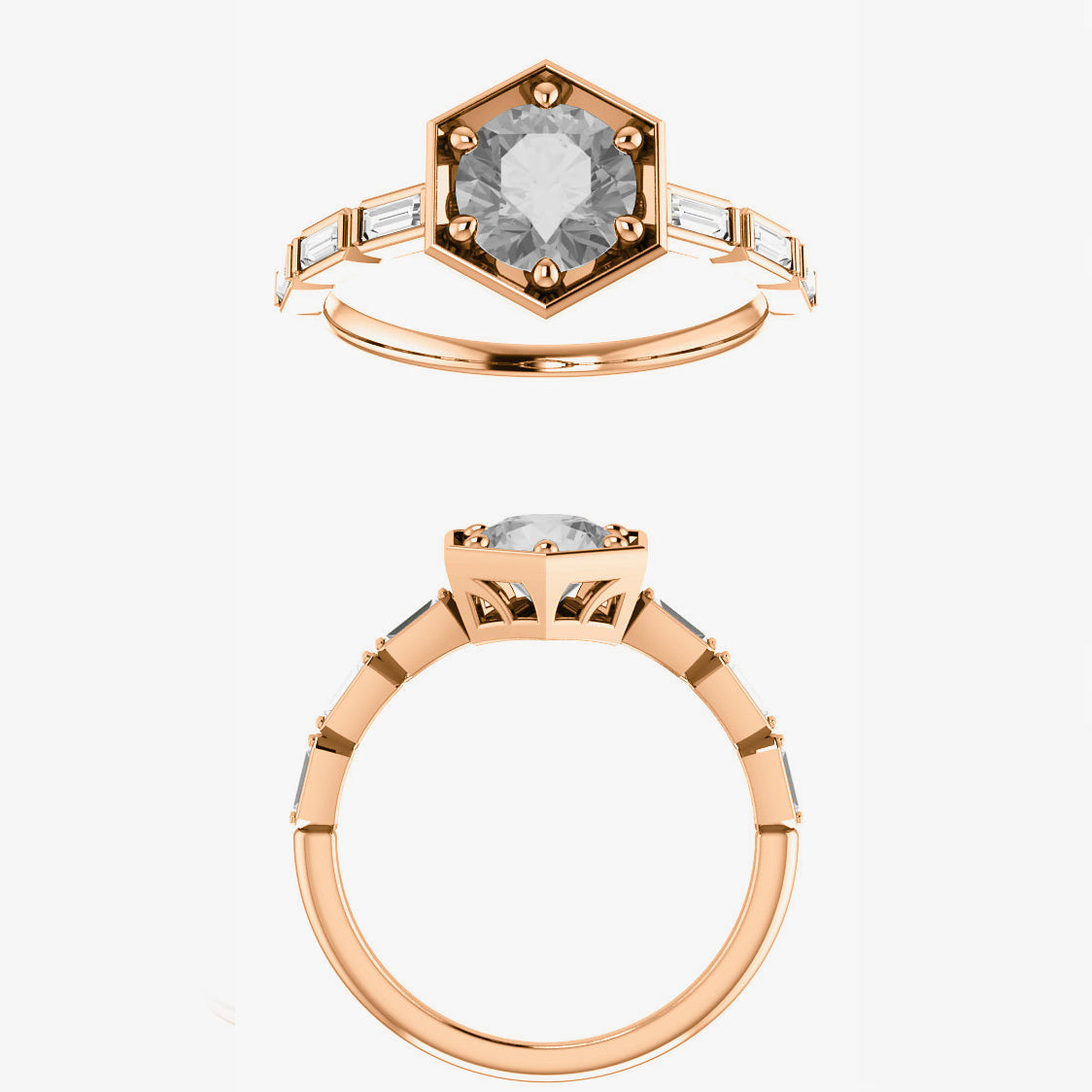 Lennen Setting - Midwinter Co. Alternative Bridal Rings and Modern Fine Jewelry