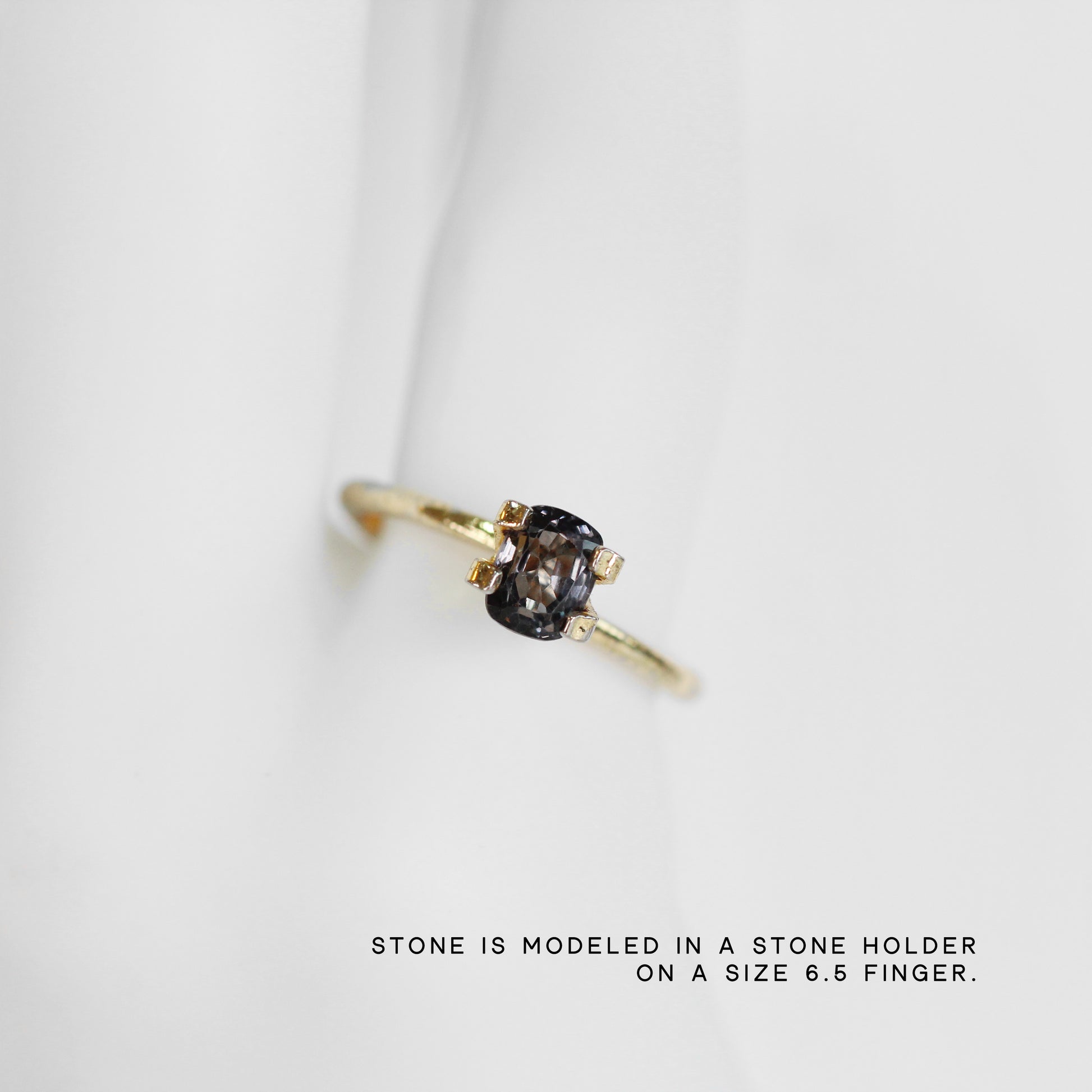.70ct Cushion Cut Spinel for Custom Work - Inventory Code SP6.4 - Midwinter Co. Alternative Bridal Rings and Modern Fine Jewelry