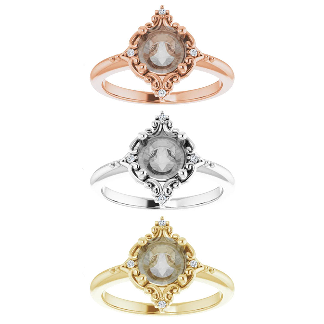 Florence Setting - Midwinter Co. Alternative Bridal Rings and Modern Fine Jewelry