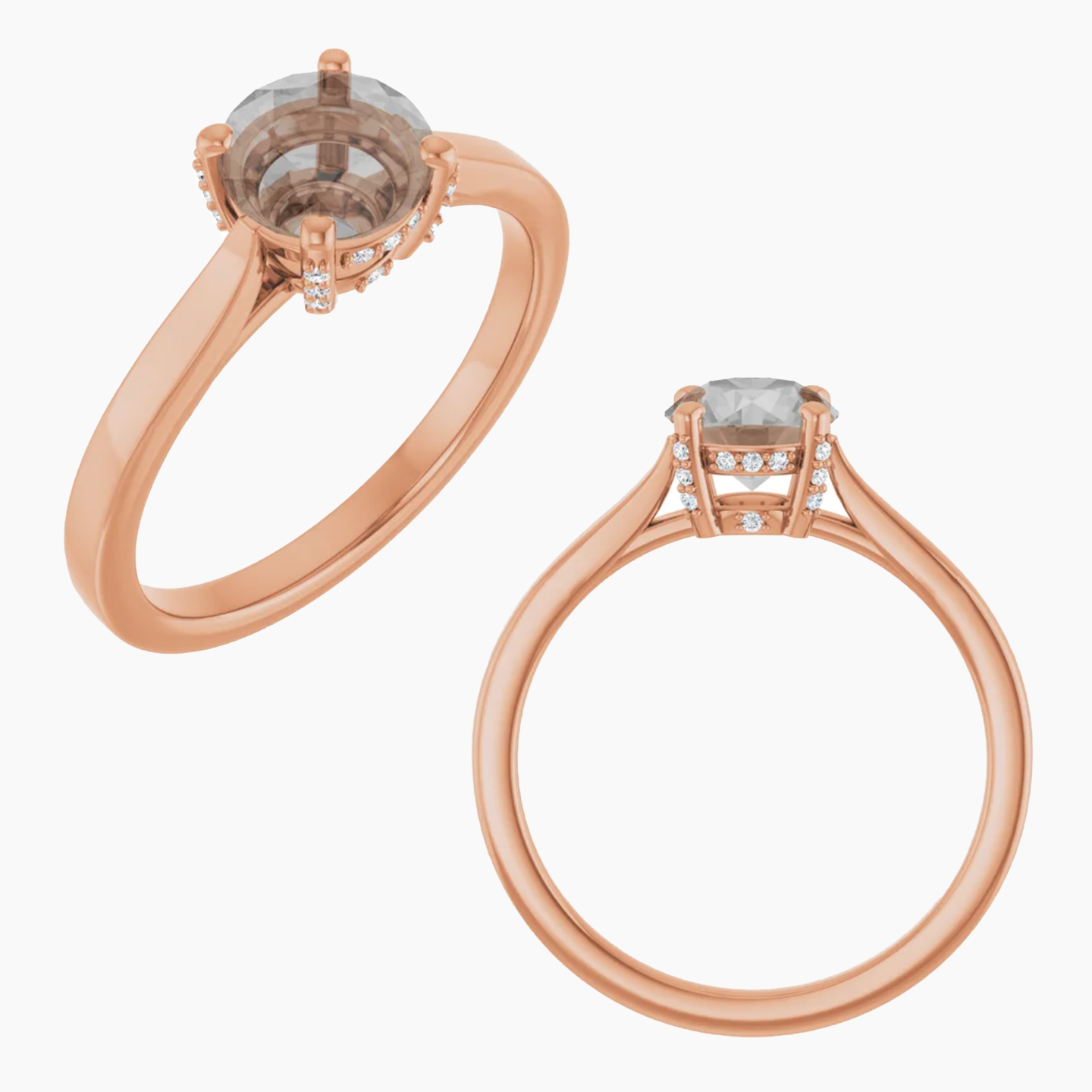 Ameena Setting - Midwinter Co. Alternative Bridal Rings and Modern Fine Jewelry