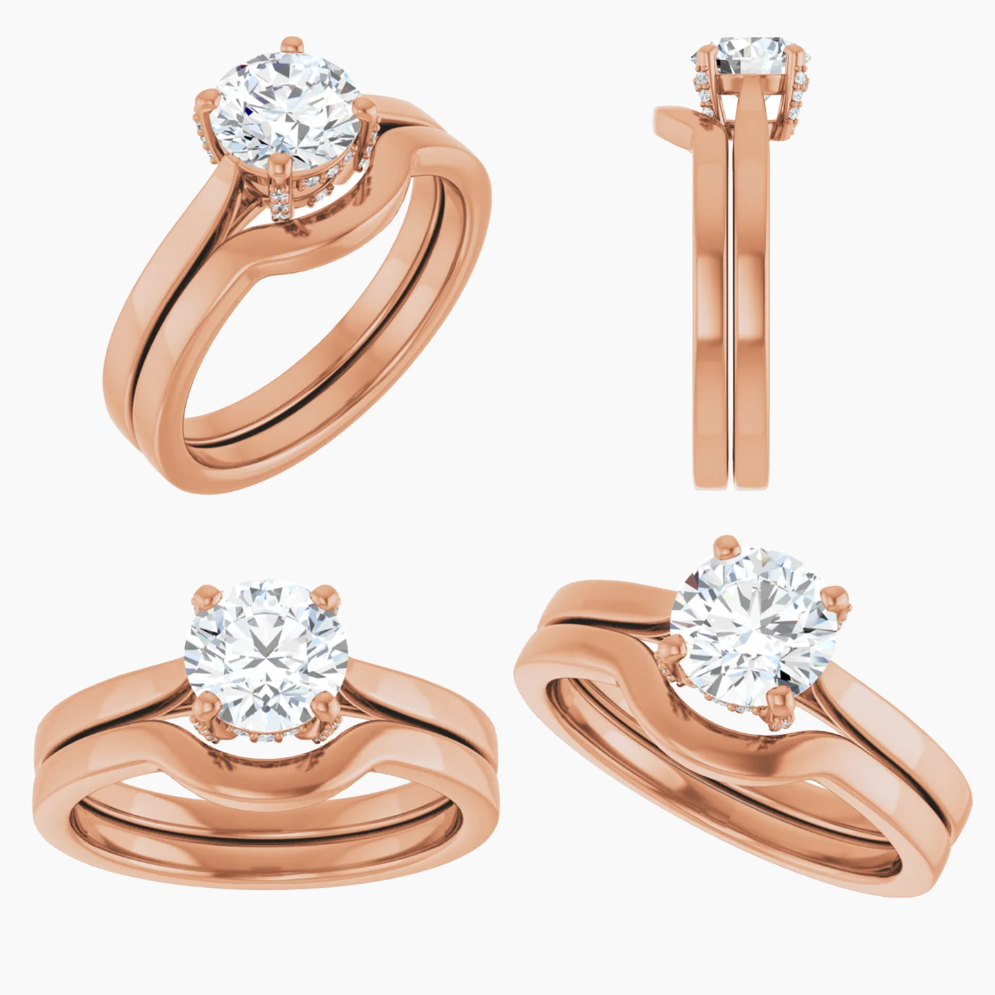Ameena Setting - Midwinter Co. Alternative Bridal Rings and Modern Fine Jewelry