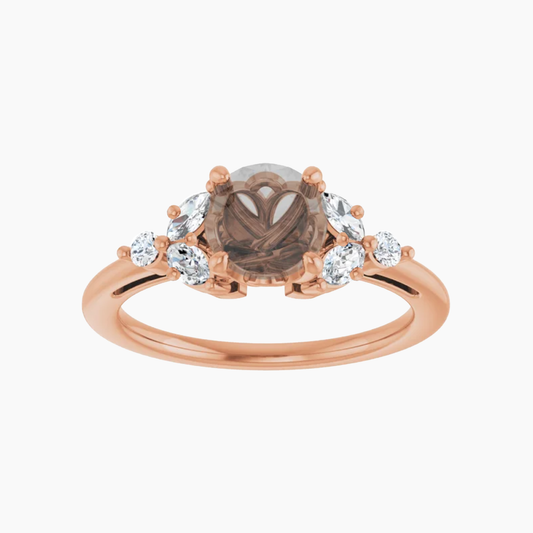 Andia Setting - Midwinter Co. Alternative Bridal Rings and Modern Fine Jewelry