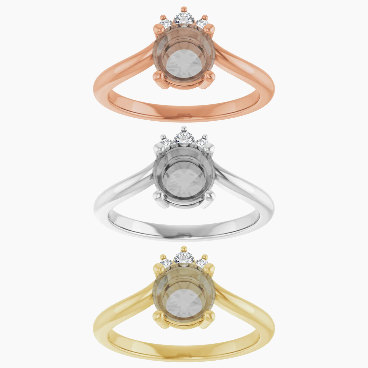 Artemis Setting - Midwinter Co. Alternative Bridal Rings and Modern Fine Jewelry