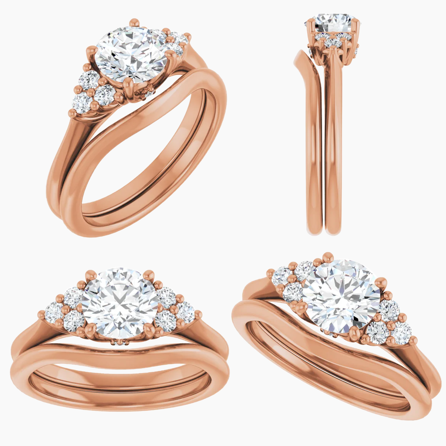 Aster Setting - Midwinter Co. Alternative Bridal Rings and Modern Fine Jewelry