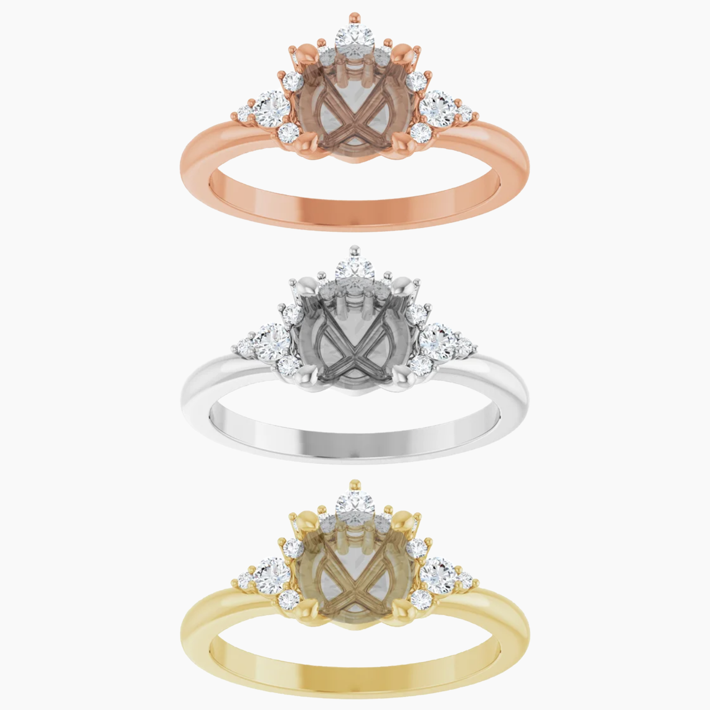 Athena Setting - Midwinter Co. Alternative Bridal Rings and Modern Fine Jewelry