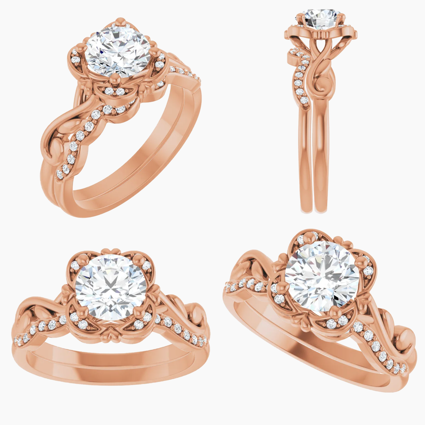 Aurora Setting - Midwinter Co. Alternative Bridal Rings and Modern Fine Jewelry