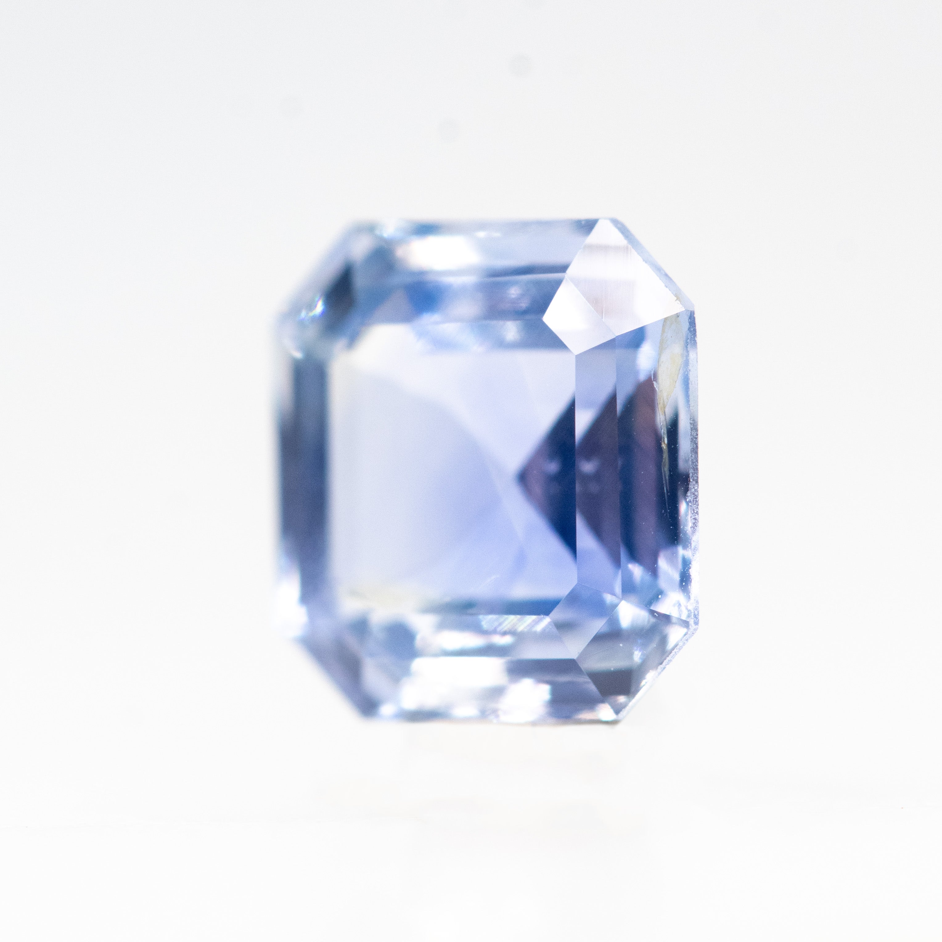 1.34 Carat Cornflower Blue Asscher Cut Sapphire - Inventory Code