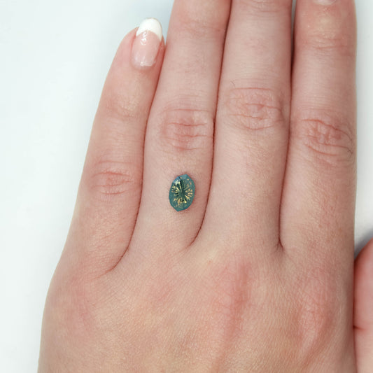 1.25 Carat Fantasy Cut Moval Australian Sapphire for Custom Work - Inventory Code BFCS125