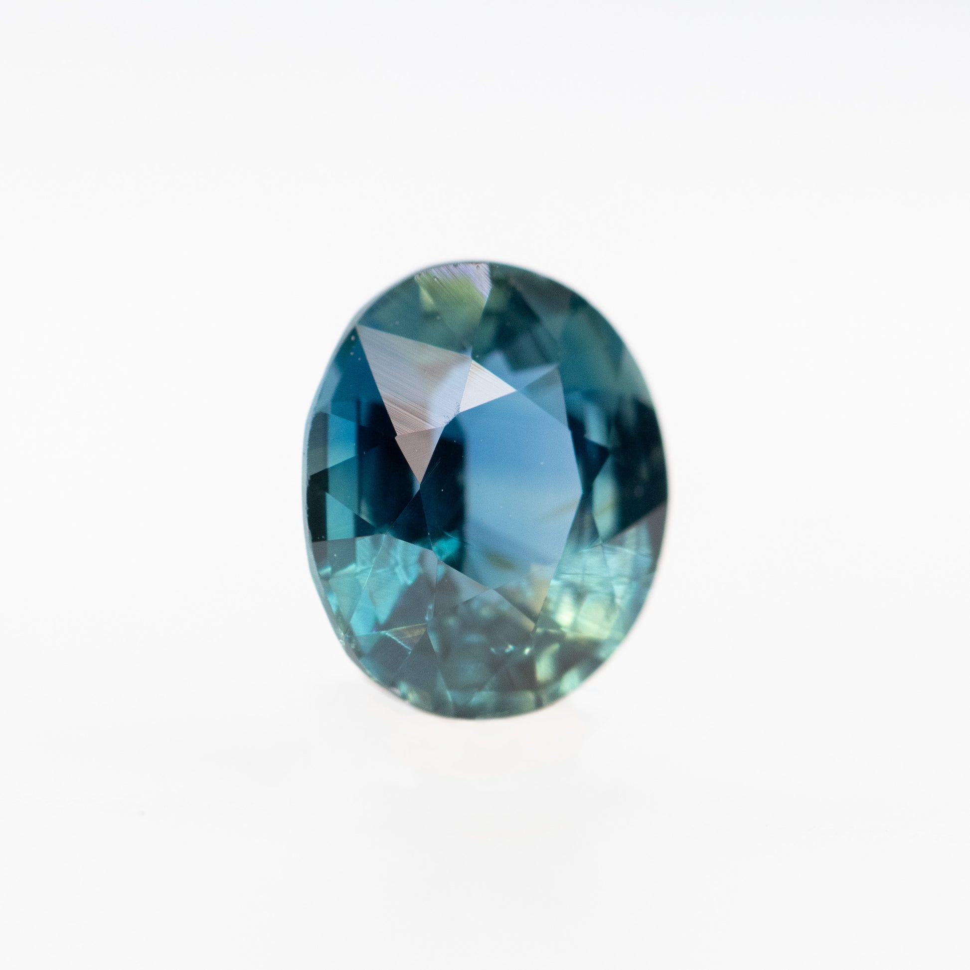 1.08 Carat Blue Oval Sapphire for Custom Work - Inventory Code BOS108 - Midwinter Co. Alternative Bridal Rings and Modern Fine Jewelry