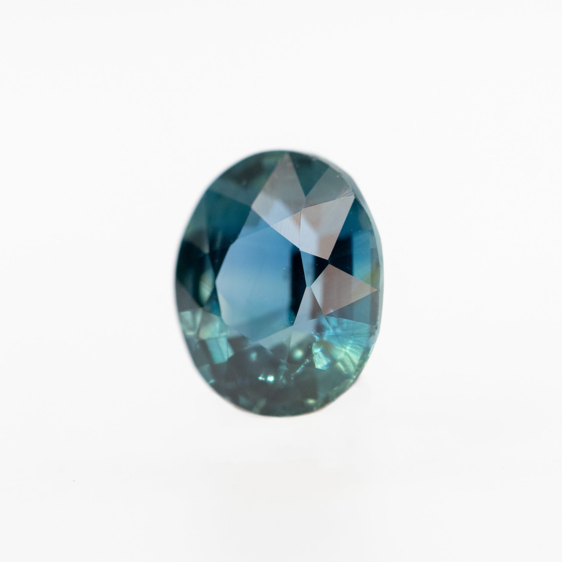 1.08 Carat Blue Oval Sapphire for Custom Work - Inventory Code BOS108 - Midwinter Co. Alternative Bridal Rings and Modern Fine Jewelry