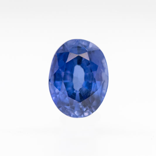 2.62 Carat Cobalt Blue Oval Sapphire for Custom Work - Inventory Code BOS262