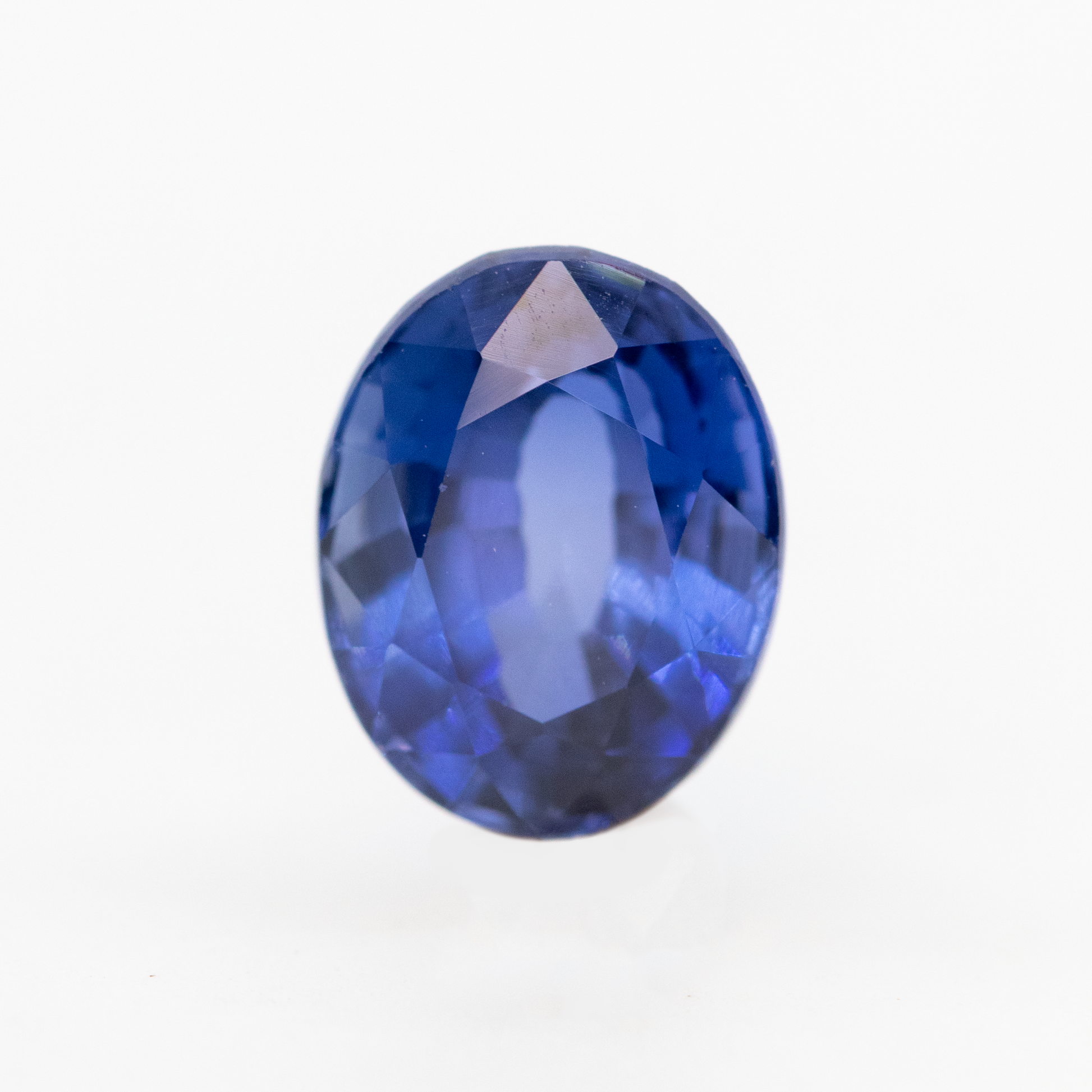 2.66 Carat Vibrant Blue Oval Sapphire for Custom Work - Inventory Code BOS266 - Midwinter Co. Alternative Bridal Rings and Modern Fine Jewelry