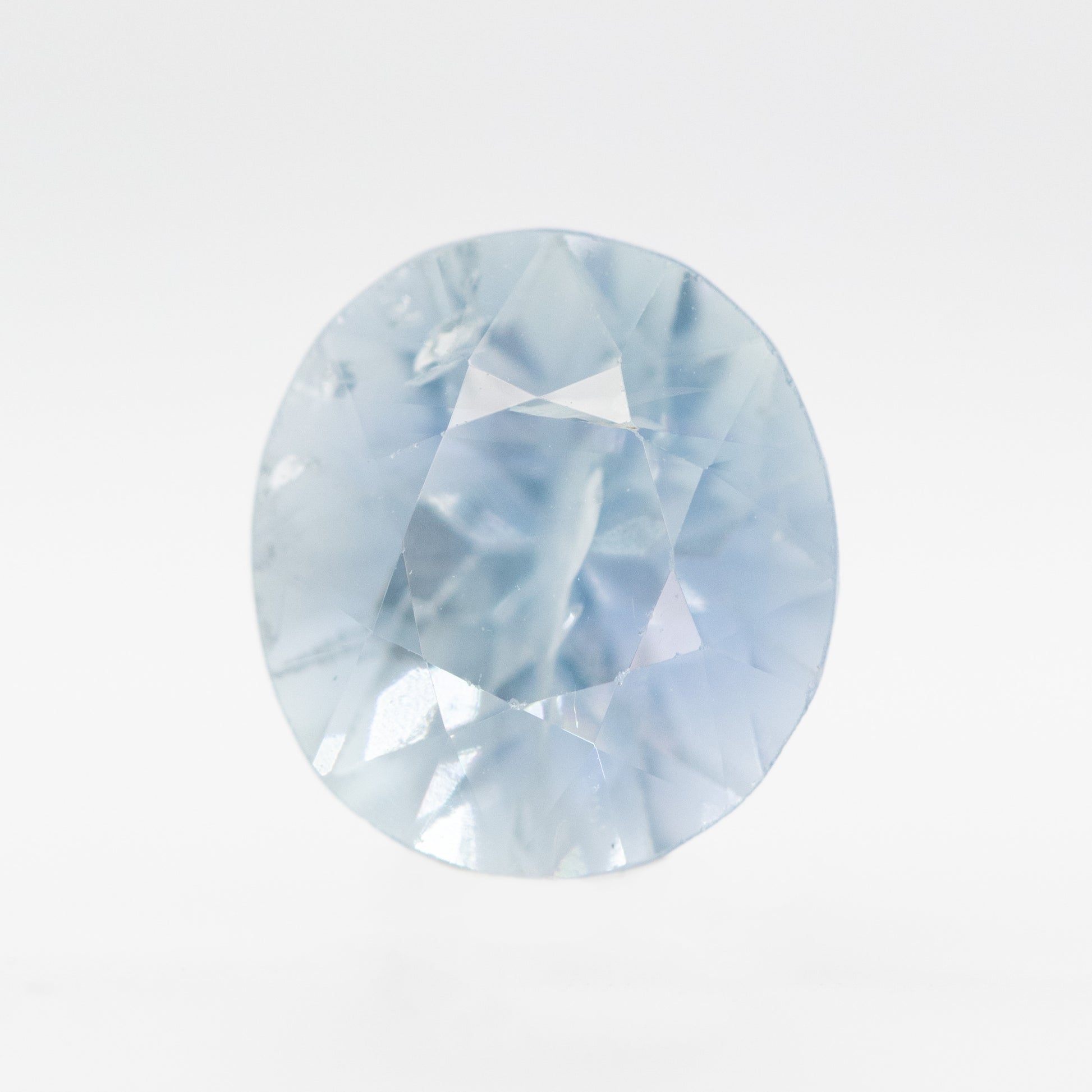 3.35 Carat Oval Icy Blue Sapphire for Custom Work - Inventory Code BOS335 - Midwinter Co. Alternative Bridal Rings and Modern Fine Jewelry