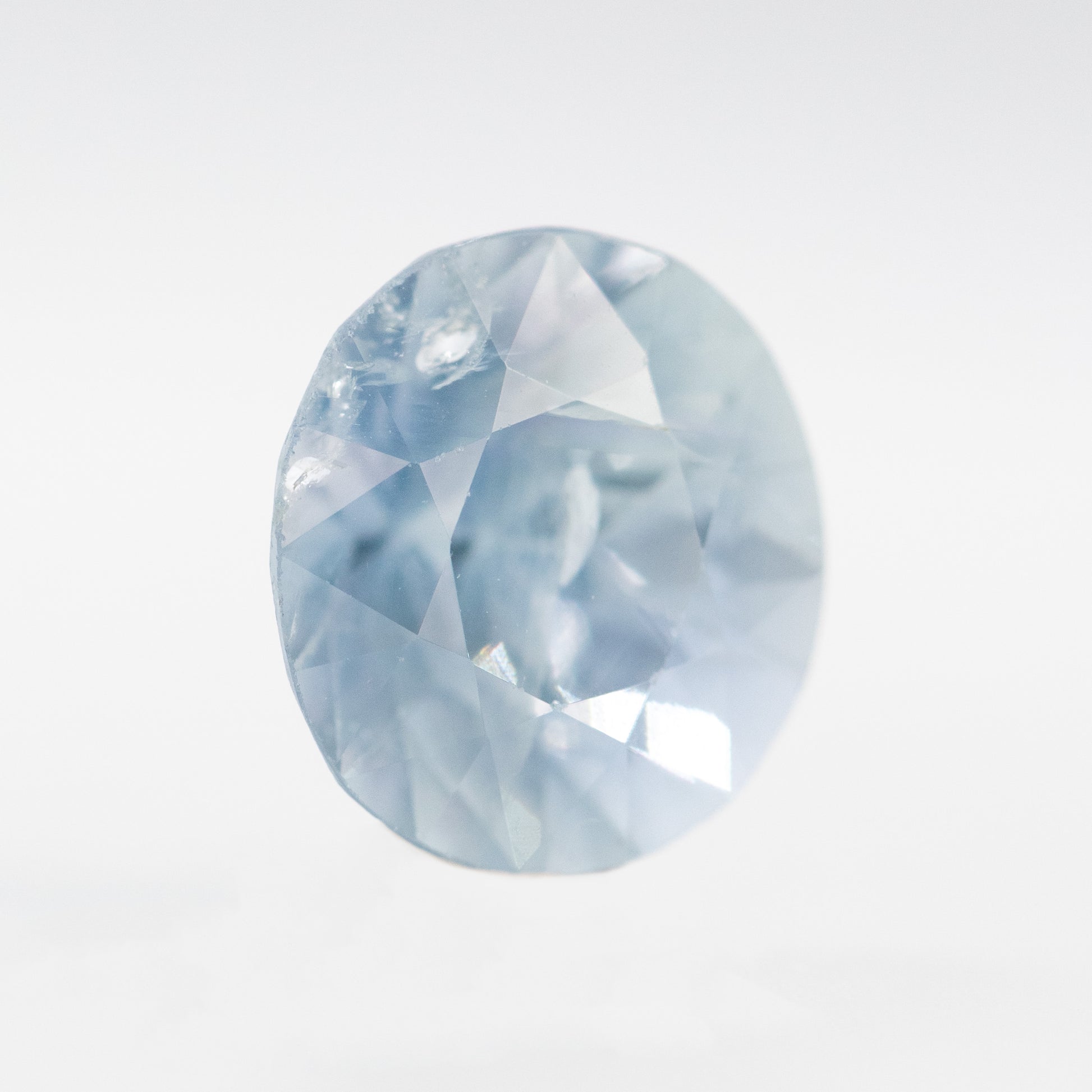 3.35 Carat Oval Icy Blue Sapphire for Custom Work - Inventory Code BOS335 - Midwinter Co. Alternative Bridal Rings and Modern Fine Jewelry