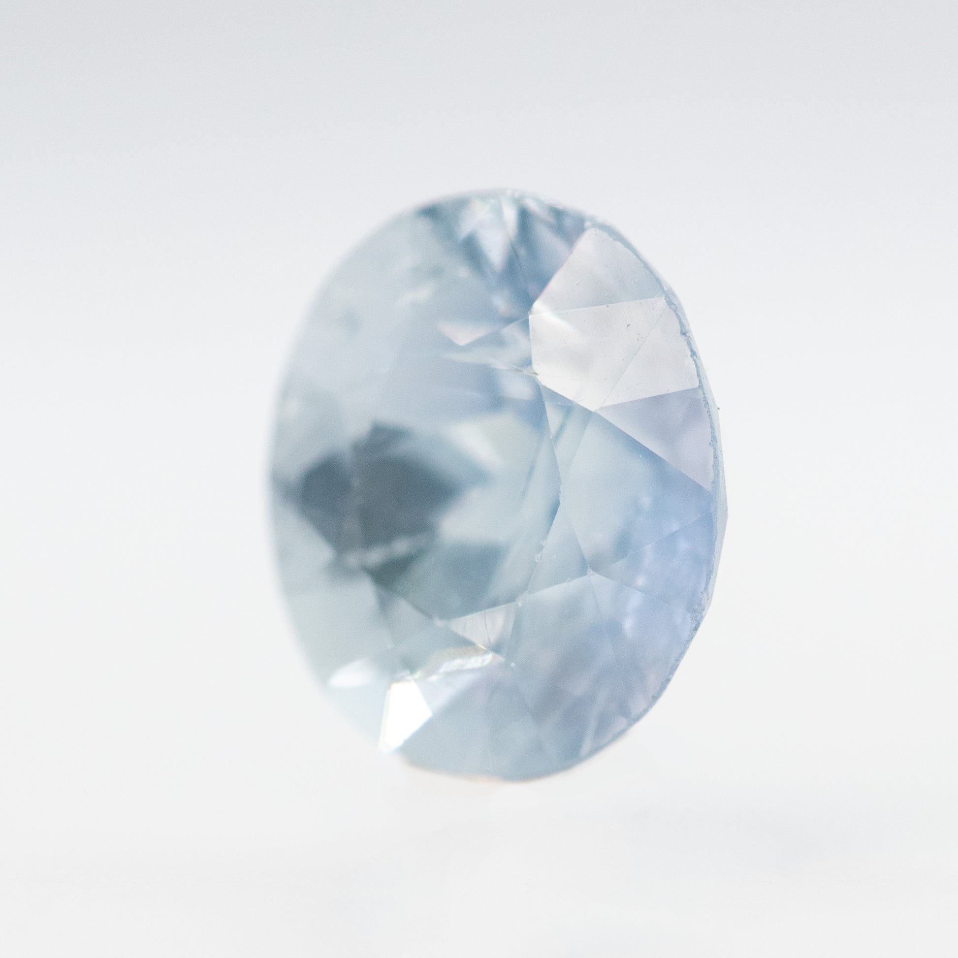 3.35 Carat Oval Icy Blue Sapphire for Custom Work - Inventory Code BOS335 - Midwinter Co. Alternative Bridal Rings and Modern Fine Jewelry