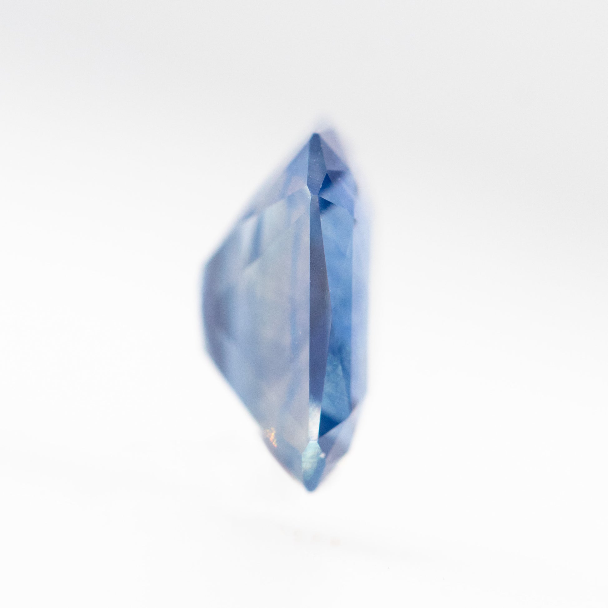 1.50 Carat Blue Emerald Cut Sapphire for Custom Work - Inventory Code BRES150 - Midwinter Co. Alternative Bridal Rings and Modern Fine Jewelry